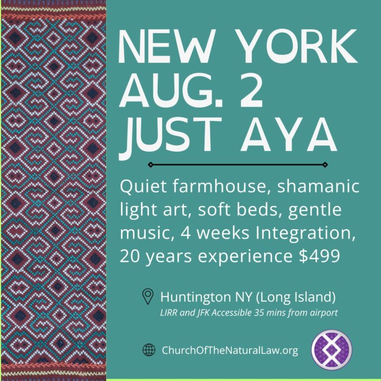Ayahuasca Retreat NY
